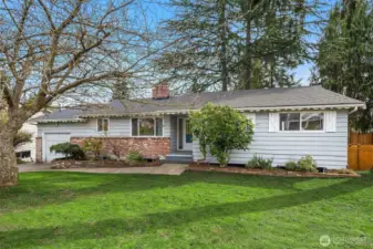 Very well-built mid-century home ready for your updates