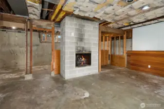 Excellent opportunity to add a finished living space to the walk-out daylight lower level with high ceilings.