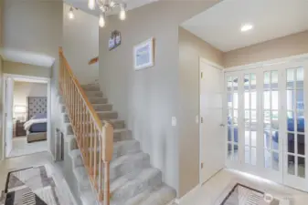ENTRY FOYER FRENCH DOORS