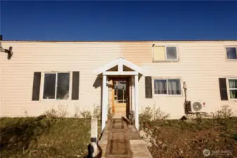 Front of home set on a spacious property.