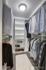 Primary closet