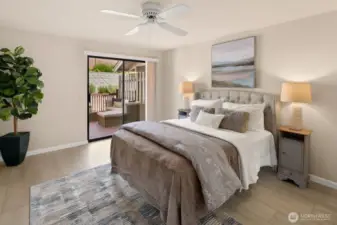 Spacious and private owner's suite