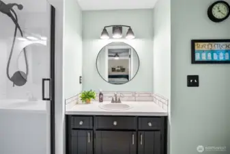 Primary 3/4 bathroom.