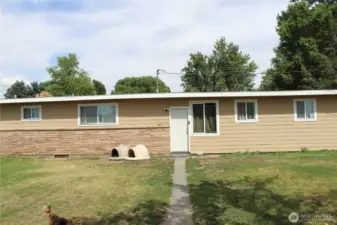 Back of the home