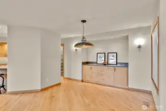 Dining with built in Buffet