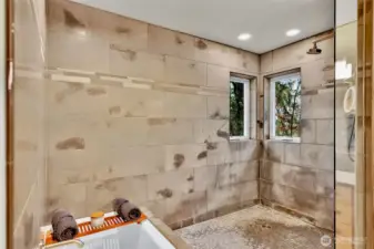 Primary Bath with Tub/Shower Combo