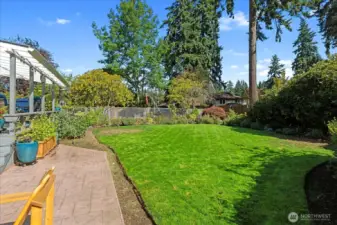 The yard is beyond fabulous!