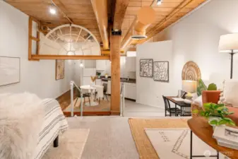 Artistic touches from the owner/architect himself!