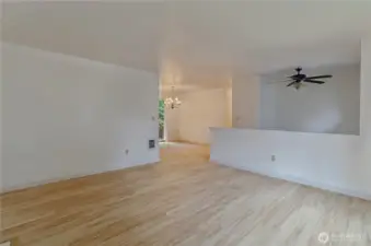 Spacious living room.