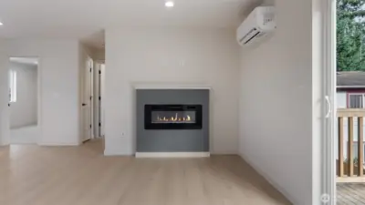 Main living area has LVP flooring for easy upkeep.