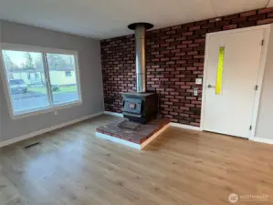 Back door/wood stove