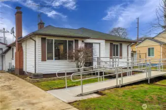 So much potential in this 1338 sf home with 2 beds, 3/4 bath, and full, mostly-finished basement.