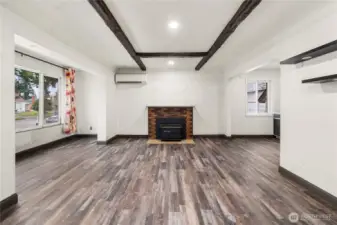 As you enter, notice the newer laminate flooring thru-out the home.