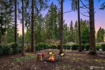 Entertain around the fire pit