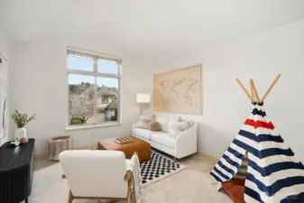 Flexible to fit your lifestyle needs: Bonus/rec room with vaulted ceilings or expansive guest bedroom.