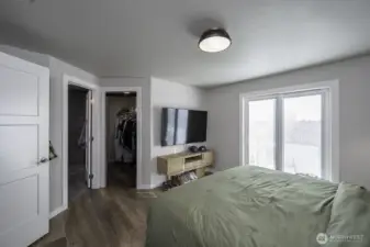 Walk in closet and Primary bath