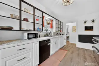 Another angle of the kitchen.