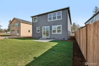 Enjoy peace and quiet in your new backyard.