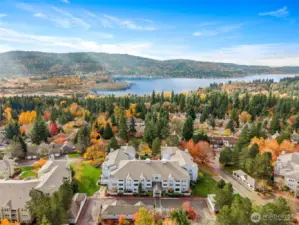 Cascade building offers a prime location with easy access to the clubhouse and community activities.