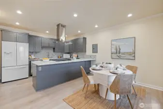 Downstairs unit kitchen!