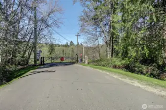 Secure gated community entrance