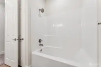 Photo is of a similar home