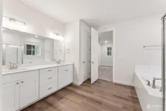 Photo is of a similar home