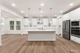Photo is of a similar home