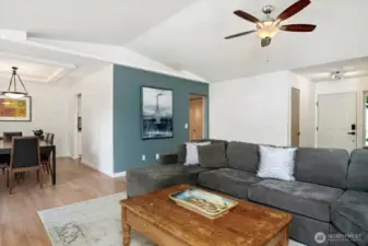 Great open spaces for a large party, or an intimate evening.