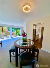 Very nice dining space, could also make a great office area.