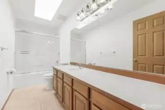 View of another full bathroom