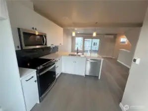 Kitchen with stainless appliances