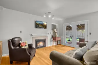 Looking out towards back patio.