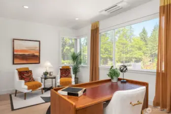 Large main floor office/bedroom/media room