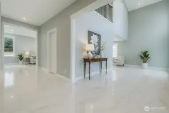 Another view of the entry