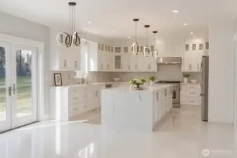 Gorgeous kitchen! Huge pantry as well!
