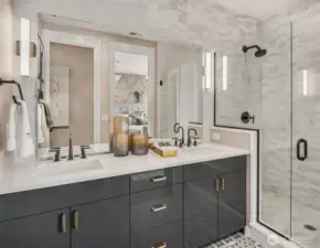 Photos are for illustrative purposes only & depict a different floor plan by Toll Brothers, finishes, or features than the actual home for sale. Actual layout & specifications vary. Home listed for sale (Banner) is brand new & photos are not yet available.