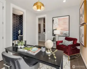 Photos are for illustrative purposes only & depict a different floor plan by Toll Brothers, finishes, or features than the actual home for sale. Actual layout & specifications vary. Home listed for sale (Banner) is brand new & photos are not yet available.