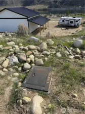 Water Vault at Bottom of Lot