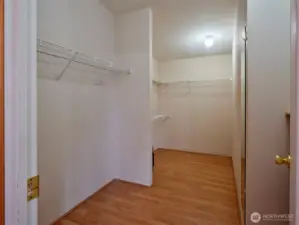 Primary Walk In Closet