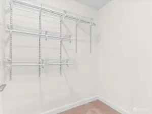 Walk-in closet.