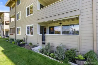 Great walk out opportunity from your back deck w/a gate.