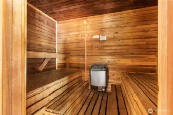 Sauna in the community space