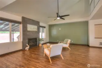 Walk into huge living space