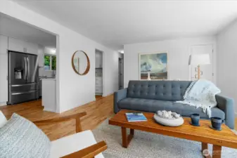 Plenty of space for living and entertaining in this sizable great room