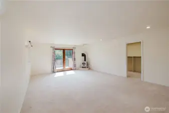 Nice oversized primary bedroom with walk-in closet. Your entire 2nd floor is your primary suite.
