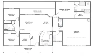 Wonderful Open Concept Floor Plan.