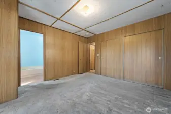 Primary bedroom features an en-suite bathroom.