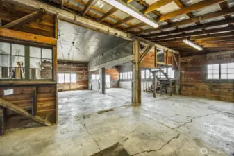 Cannery offers an additional upstair loft area. perfect for quiet retreat with views or flexible bonus, storage room.