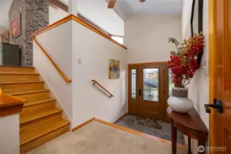 Lovely entry welcomes you home!